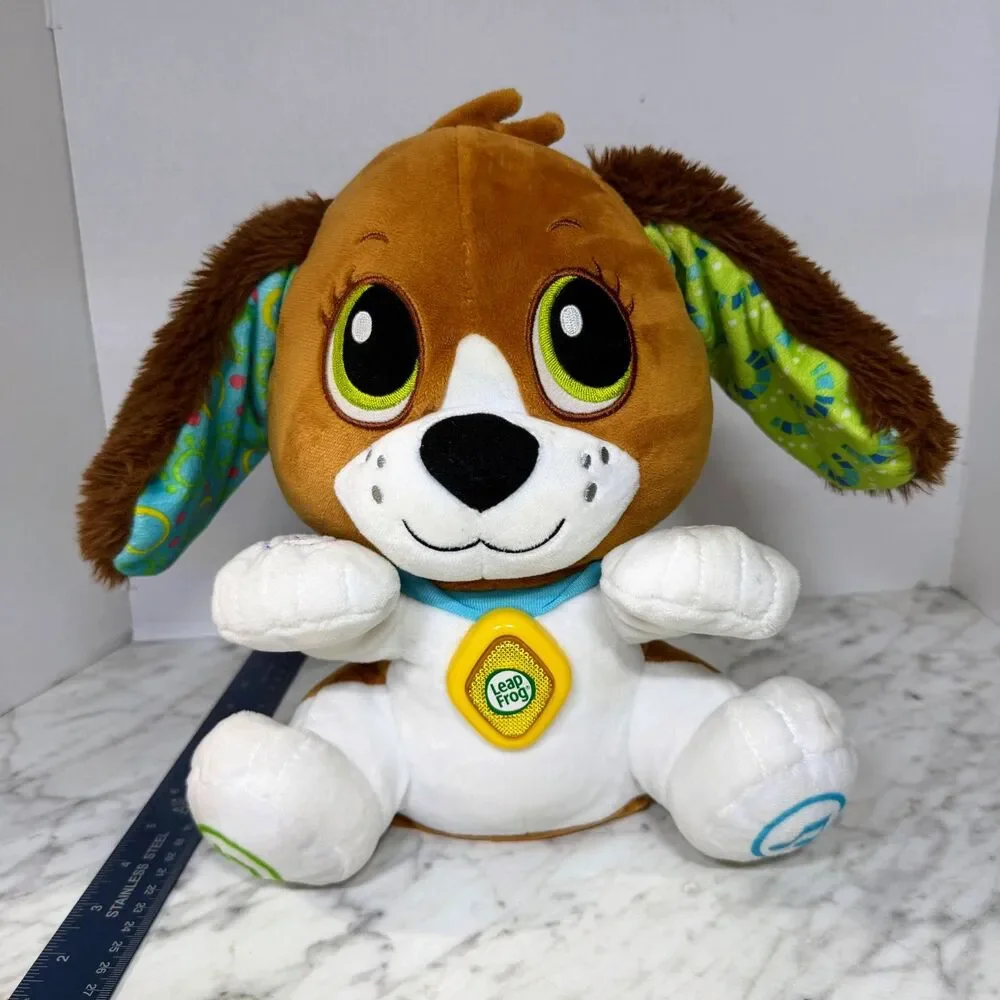 LeapFrog Speak & Learn Puppy Bailey Interactive Plush Musical Dog 10